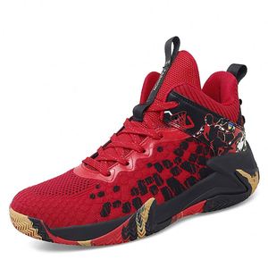 Vente en gros de baskets de haute qualité respirantes avec plateforme et amorti, antidérapantes, réfléchissantes, pour le basketball en plein air, pour hommes - Product Image 3