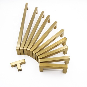 HANDLE CS004 Furniture Kitchen Hardware <strong>Black</strong> Handle Cupboard <strong>Drawer</strong> Square Pull Handle - Product Image 3