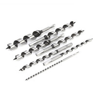Foret à tarière centrale à tige hexagonale de 230mm de long pour le travail du bois accessoires de perceuse électrique outil de traitement de torsion