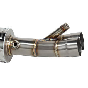 Kit de modification du collecteur d'échappement pour <span class=keywords><strong>moto</strong></span> Aprilia RS457 RS 457 2024 2025, en acier inoxydable, 51 mm, tuyau de liaison avant, <span class=keywords><strong>ligne</strong></span> d'échappement de course - Product Image 4