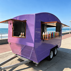 Coffee Cart Mobile Food Truck With Full Kitchen Customized Size Street Food Truck Mobile Food Cart <b>Trailer</b> Business Food Cart - Product Image 4