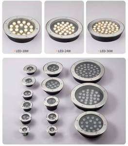 Mini Waterproof High-Power LED Underground Outdoor Linear Spotlight <b>Landscape</b> Walkway <b>Light</b> 6000K IP68 18W 6W RGB Stainless - Product Image 5