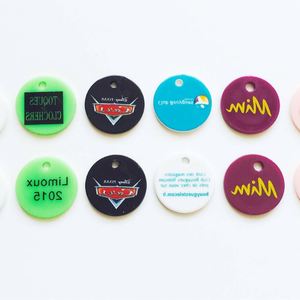 Jetons de poker vierges en plastique de 25 mm avec logo personnalisé imprimé, pour artisanat, jeux, jetons de poker et jetons de chariot de courses - Product Image 5