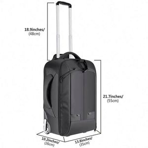 Muestra gratuita de maleta con ruedas para cámara, de gran capacidad, personalizada para viajes, con ruedas para transportar la cámara. - Product Image 6
