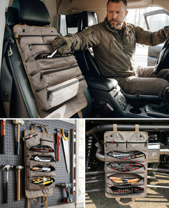 बहुक्रियाशील पोर्टेबल ऑक्सीफोर्ड कपड़े घरेलू कार पेशेवर उपकरण भंडारण रोल बैग हार्डवेयर किट इलेक्ट्रीशियन टूल बैग - Product Image 3