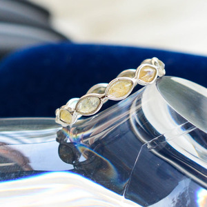 Labradorite Gemstone <b>Ring</b> Premium Deged Eternity Pattern with 925 Sterling Silver A <b>Statement</b> Of Pure Sophistication <b>Ring</b> - Product Image 5