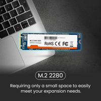 SSD M.2 2280 SATA 256GB 128G 512GB 1TB Nvme keras untuk laptop stabilitas tinggi