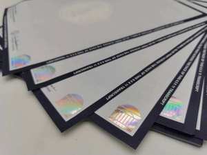 Papel de Seguridad con Hilo de Seguridad con Marca de Agua y Fibra UV para Impresión de Certificados y Embalaje de Documentos - Product Image 6