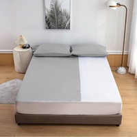 Sábanas Antiestáticas ESD Protectoras 400TC Ecológicas Bordadas de Grado Superior, Sábanas Ajustables Suaves con Conexión a Tierra para Hotel, Aptas para Todas las Estaciones