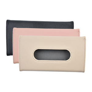 <b>Car</b> Visor Organizer Leather Tissue Box Holder For <b>Car</b> Interior Accessory - Product Image 1