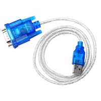 Adaptateur Convertisseur Série USB 2.0 Type A Mâle vers DB9 9 Broches Standard RS-232 RS232