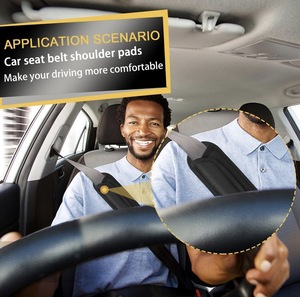 Almohadilla Desmontable Antideslizante, Impermeable y Resistente a Impactos para Correa de Hombro, con Relleno de Algodón Perla, para Mochila, Cinturón de Seguridad de Auto, Correa de Guitarra - Product Image 6