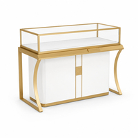 Vitrines à bijoux LED personnalisées et vitrines en verre, adaptées à tous les types de bijouteries, montres et magasins de marchandises de luxe