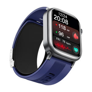 ساعة ذكية TK66 مع مضخة هواء وقياس ضغط الدم وفحص تخطيط القلب، شاشة AMOLED كاملة اللمس 2.06 بوصة مع خاصية SOS وNFC للرعاية عن بعد - Product Image 3