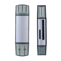 Cantell 3 en 1 USB C Lector de tarjetas SD Adaptador USB 2,0 OTG Tipo C para computadora portátil y teléfono móvil externo