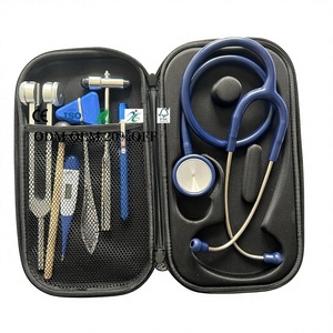 Estetoscopio Manual de Doble Cabeza de Acero Inoxidable Médico Profesional, Cardiología Pediátrica Clásica 2, Certificado CE - Product Image 1