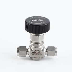 HNV Stainless Steel Male Thread Needle Valve/ Integral <b>Bonnet</b> Double Ferrules Needle Valve - Product Image 6