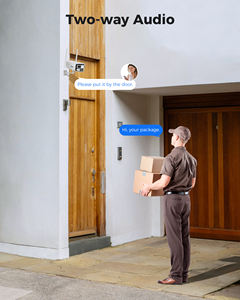 Parkings 180 ° grand angle double objectif résistant aux intempéries sécurité commerciale extérieure AI sans fil maison WiFi caméra de vidéosurveillance - Product Image 3