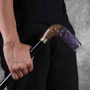 El Diseño Ligero, Portátil y Ergonómico Hace que el Bastón de Resina y Madera para Caminar Sea Ideal para Viajes y Uso Diario - Product Image 5