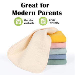 ผ้ากันเปื้อนสำหรับเด็ก6ชั้นผ้ามัสลินที่สามารถระบายอากาศได้ดีน้ำหนักเบาสำหรับทารกใช้ในชีวิตประจำวัน - Product Image 4