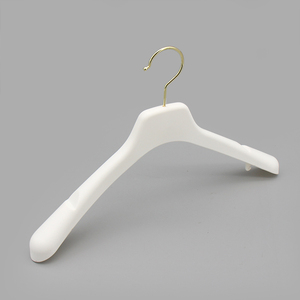 Cintre multifonctionnel en plastique blanc antidérapant avec logo personnalisé, <span class=keywords><strong>crochet</strong></span> métallique pour jupes et vestes pour femmes, vente en gros - Product Image 5