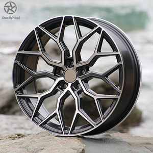 Jantes forgées usinées à face usinée, couleur bronze canon, de performance modifiée DW, 19, 20, 21, 22 pouces, compatibles avec Audi <span class=keywords><strong>RS</strong></span>, <span class=keywords><strong>BMW</strong></span> M, AMG, style concave profond - Product Image 1