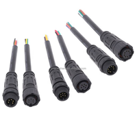 Connecteur de câble Ethernet industriel M12, adaptateur répartiteur 8 broches, boîtier rond DIN IP67 en laiton pour audio et vidéo