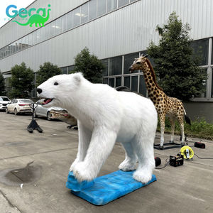 Gecai - Modelo de Robot de Oso Polar Animatrónico de Resina de Tamaño Real con Sonido Realista para Uso en Casa de Juegos - Product Image 3