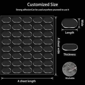 Hai mặt dính điểm có thể tháo rời vòng Putty keo chấm có thể tháo rời dính chấm dán mạnh mẽ bóng keo Vòng không có dấu vết - Product Image 4