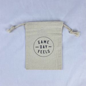 Sac en coton réutilisable avec cordon de serrage, logo personnalisé, écologique, recyclable, pour le rangement des bijoux, sacs anti-poussière pour l'emballage - Product Image 4