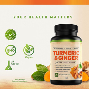 Wellbody OEM/ODM nhãn hiệu riêng chăm sóc sức khỏe Curcumin Viên Nang Nhà máy cung cấp Halal hữu cơ tự nhiên nghệ gừng phụ nữ mang thai - Product Image 2