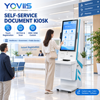 SMART YOVIS YA4 Selbstbedienungs-Registrierungs-Terminal mit A4-Druck- und Scanfunktion aus Aluminiumlegierung für Behördensdienststellen