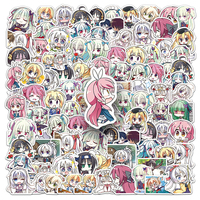 53 pièces usine vente chaude belle fille jeu autocollants cahier décoration amour mille fleurs autocollant