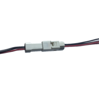 Kabel Konektor JST JWPF 2 3 4 6 8Pin Tahan Air IP67 dengan Isolasi Nylon/PVC untuk Elektronik