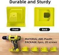 Support de cintre d'outil en plastique d'usine pour support de montage d'outils de perceuse électrique Ryobi