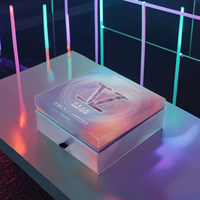 Caja de Regalo Creativa Personalizada 3D con Tapa Abatible y Degradado, Utilizada para Eventos, Coleccionables, Caja de Embalaje Conmemorativa Cultural