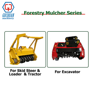 Mini chargeuse compacte de haute qualité Guhchuan, <span class=keywords><strong>broyeur</strong></span> forestier, <span class=keywords><strong>broyeur</strong></span> de bois, déchiqueteur pour machine de défrichement - Product Image 4