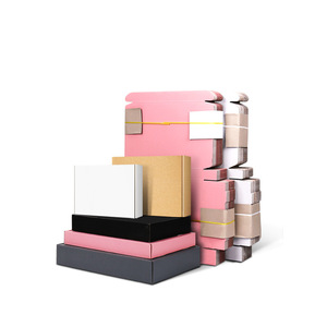 Tùy chỉnh in hình chữ nhật sóng nhỏ màu bao bì vận chuyển hộp cho đồ lót gửi thư - Product Image 2