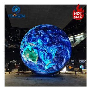 고휘도 P8 P10 <span class=keywords><strong>LED</strong></span> 볼 스크린 구형 디스플레이 비디오 월구 글로브 소매 디지털 간판 무역 쇼 IP65 - Product Image 4