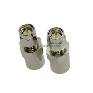 Brass Materia FME Plug Male to SMA Plug Male RF coaxial Straight Connector adapter