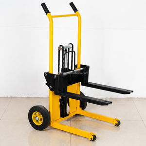 Chariot élévateur hydraulique manuel pliable mini portable, capacité de charge 200 kg, léger, petit chariot de levage pour la maison, l'atelier, l'entrepôt - Product Image 1