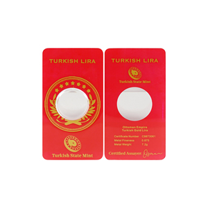 Custodia con Logo personalizzato per animali domestici rotonda per monete Commemorative Gold sovrano George a conchiglia Blister - Product Image 1