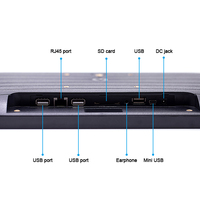 Lecteur multimédia tout-en-un Android mural Portworld YC-132H RK3566 13,3 pouces avec écran LCD 1080p, Wi-Fi et pour