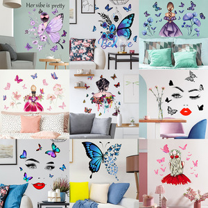 <span class=keywords><strong>Stickers</strong></span> <span class=keywords><strong>muraux</strong></span> en PVC Papillon Bleu pour <span class=keywords><strong>Chambre</strong></span> de <span class=keywords><strong>Fille</strong></span> et Salon – Décoration Murale pour <span class=keywords><strong>Chambre</strong></span> de <span class=keywords><strong>Fille</strong></span> - Product Image 2