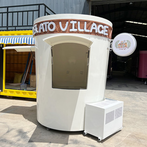 Carro de Comida Multifuncional Personalizado con Forma de Autobús, Promoción de Marca Comercial, Autobús de Helados de Verano - Product Image 4