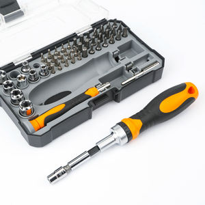 ชุดไขควงเฟืองล้อสำหรับอุตสาหกรรมและ DIY 48ชิ้นตกแต่งด้วยโครเมี่ยมและหัวฟิลลิปปรับแต่งได้ - Product Image 6