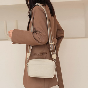 Sac bandoulière en cuir inspiré des créateurs pour femmes, 100% cuir véritable, élégant, léger, durable, matière douce, réglable - Product Image 2