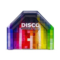Tente de fête gonflable Disco House de 5,5 m pour les fêtes aquatiques et les divertissements au bord de la piscine