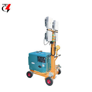 9 м гидравлическая высокая мачта наружная аварийная спасательная светодиодная Мобильная дизель-генераторная осветительная башня - Product Image 2