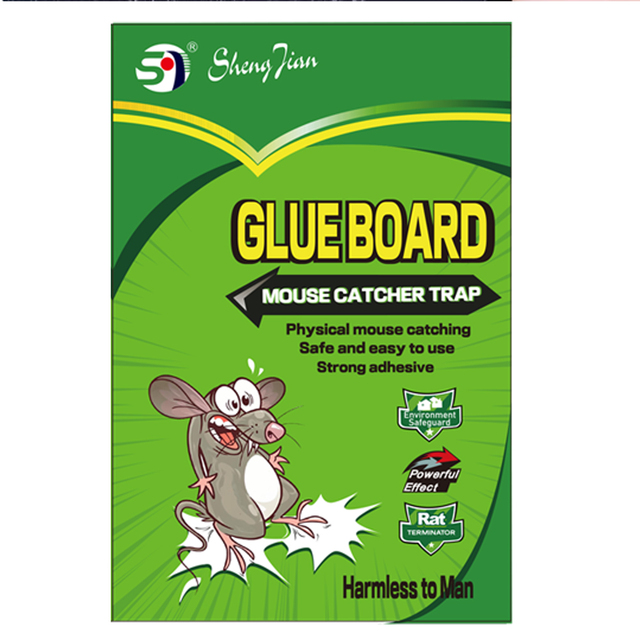 An efficient mouse trap comes from China - a powerful adhesive mouse board.